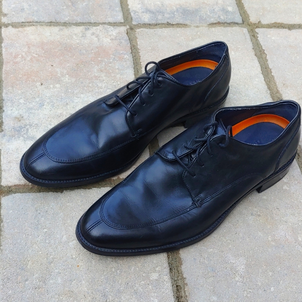 Mens Cole Haan leather oxfords, great cond., size 10.5, black